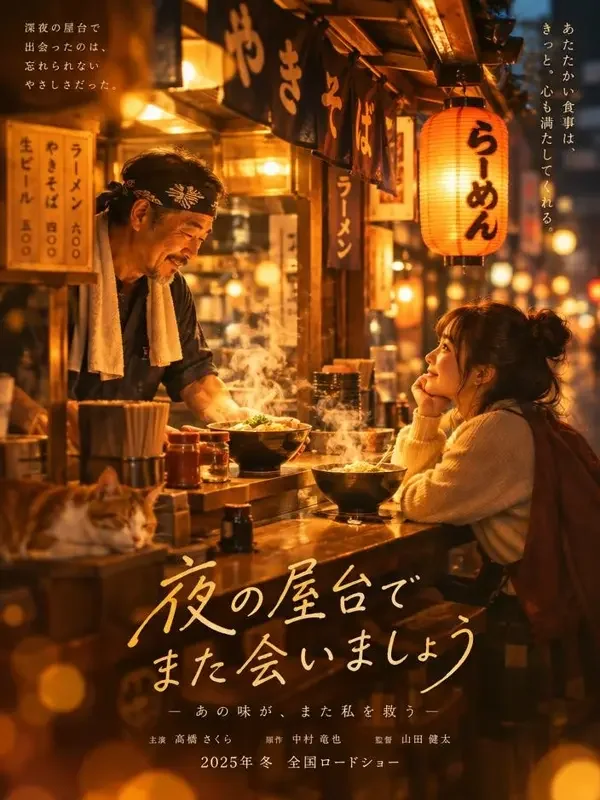 魔改成人短剧《一碗热汤面》封面 - 治愈生活温情治愈短剧